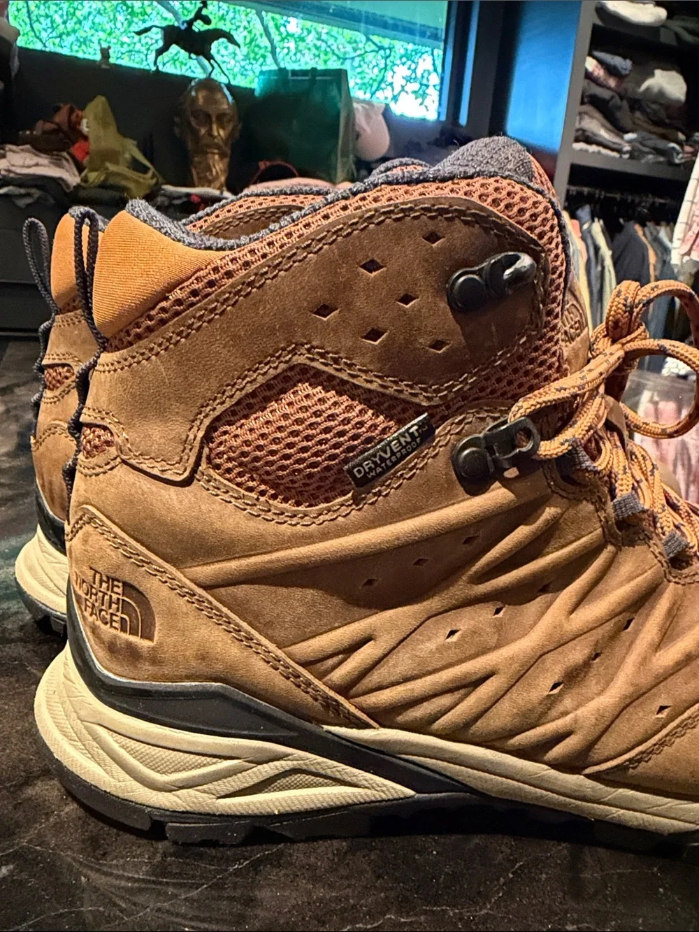 The North Face Men's Tan and Brown Hiking Boots - Picture 3 of 4